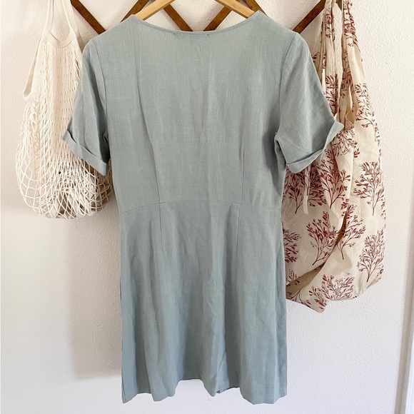 Button down shift dress - Picture 2 of 3